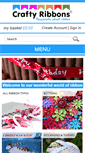 Mobile Screenshot of craftyribbons.com